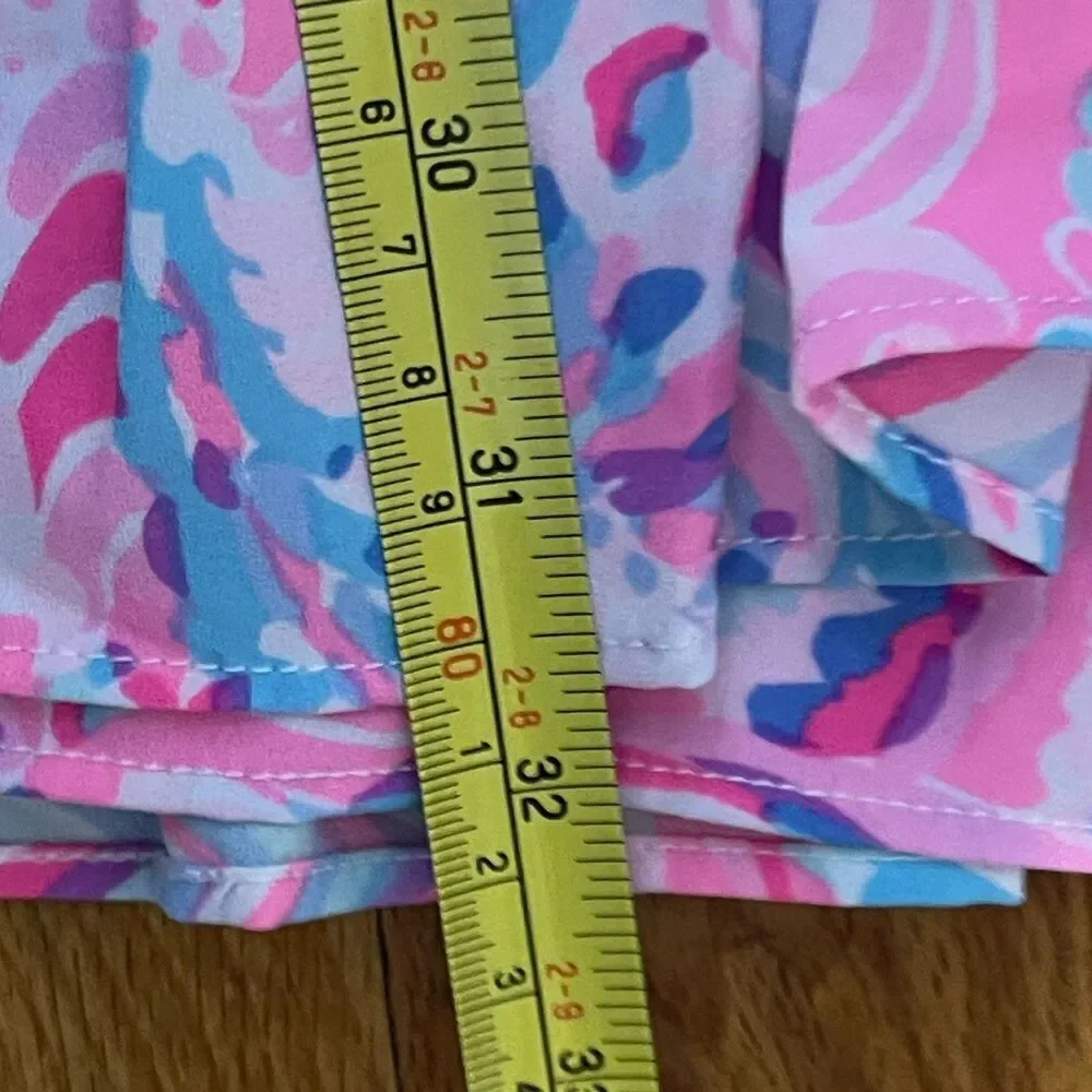 LILLY PULITZER Joselyn Stretch Wrap Dress Size 0 Pink NEW Spring Ruffle Colorful